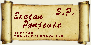 Stefan Panjević vizit kartica